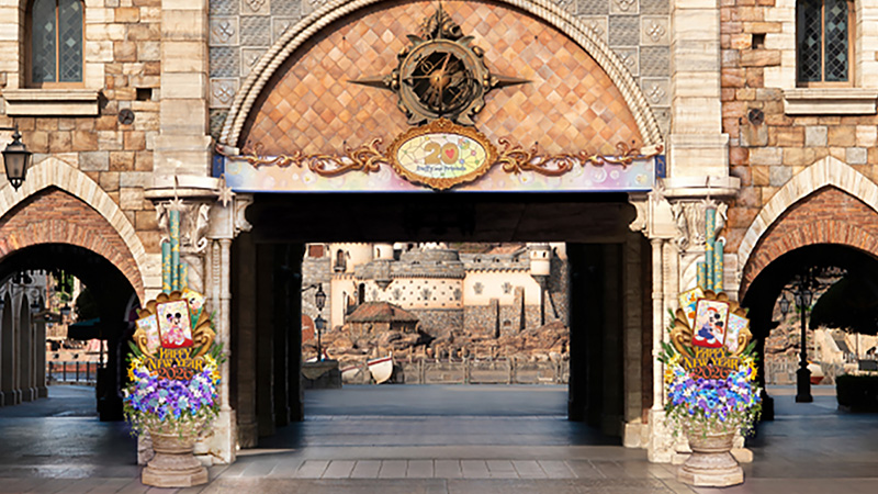 東京ディズニーシーのお正月 デコレーション