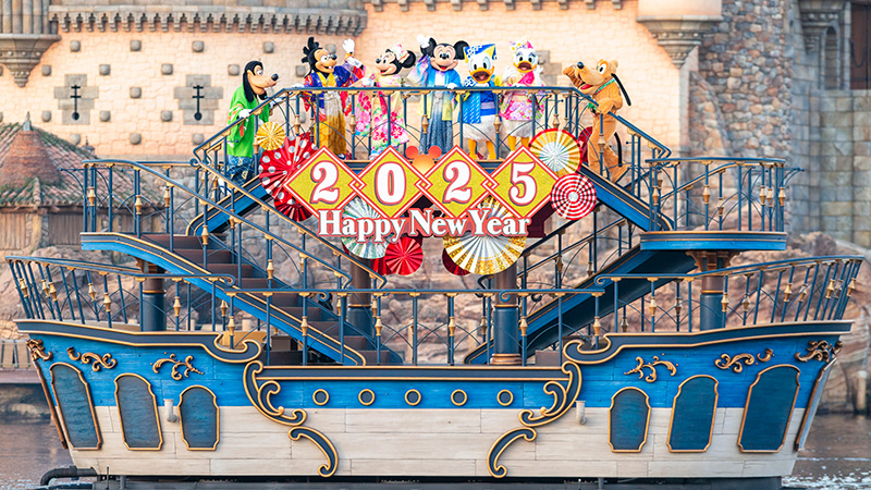 東京ディズニーシーのお正月 ニューイヤーズ・グリーティング