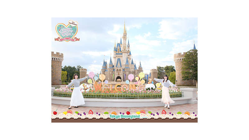 東京ディズニーランド ヴァネロペのスウィーツ・ポップ・ワールドをテーマにした撮影