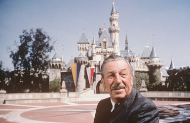 Walt Disney on the theme park in California