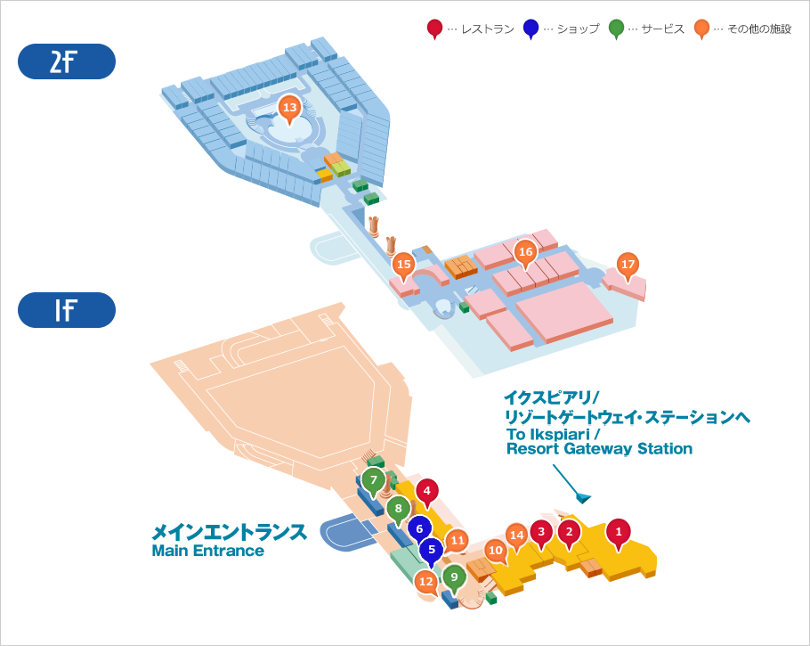 公式 施設一覧 館内マップ ディズニーアンバサダーホテル 東京ディズニーリゾート