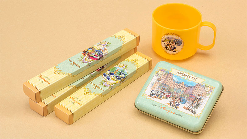 Room amenities featuring Disney Character designs 