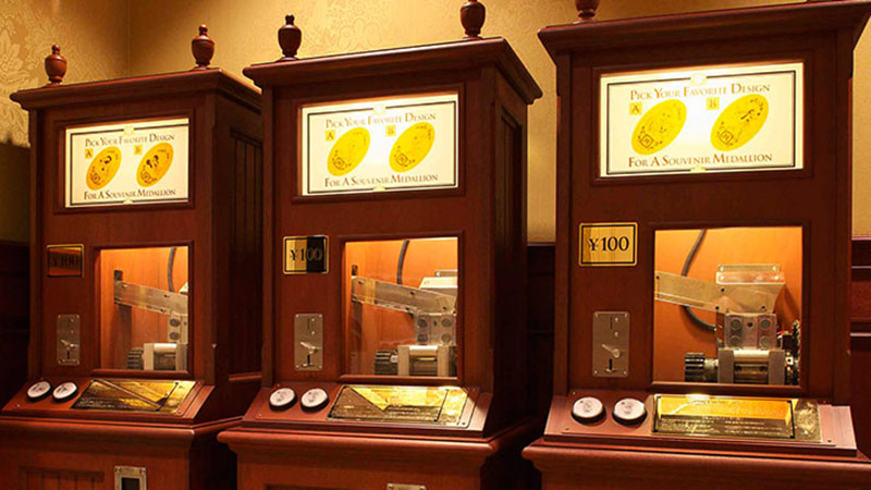纪念币销售机のイメージ