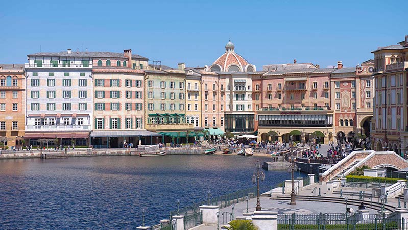 A hotel located inside Tokyo DisneySea Park