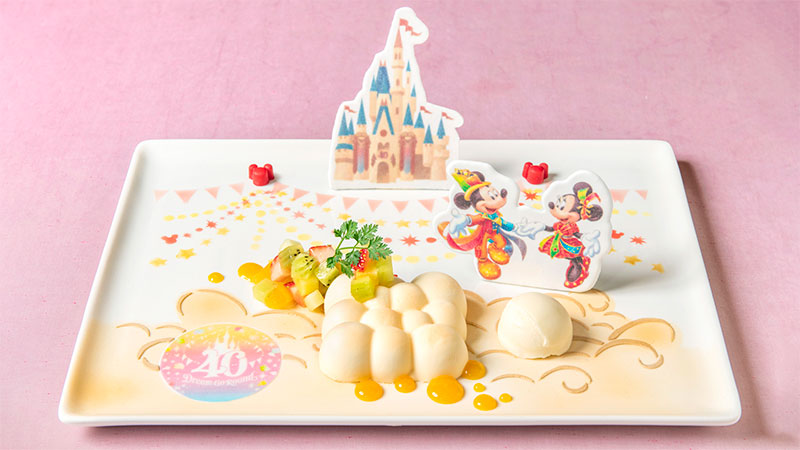 宴会プランにて、東京ディズニーリゾート40周年をお祝いするスペシャルデザートが登場！