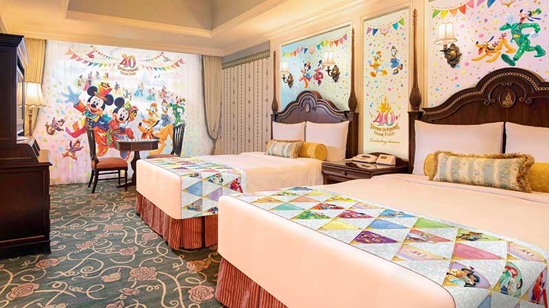 公式】東京ディズニーリゾート40周年を記念したディズニーホテルの