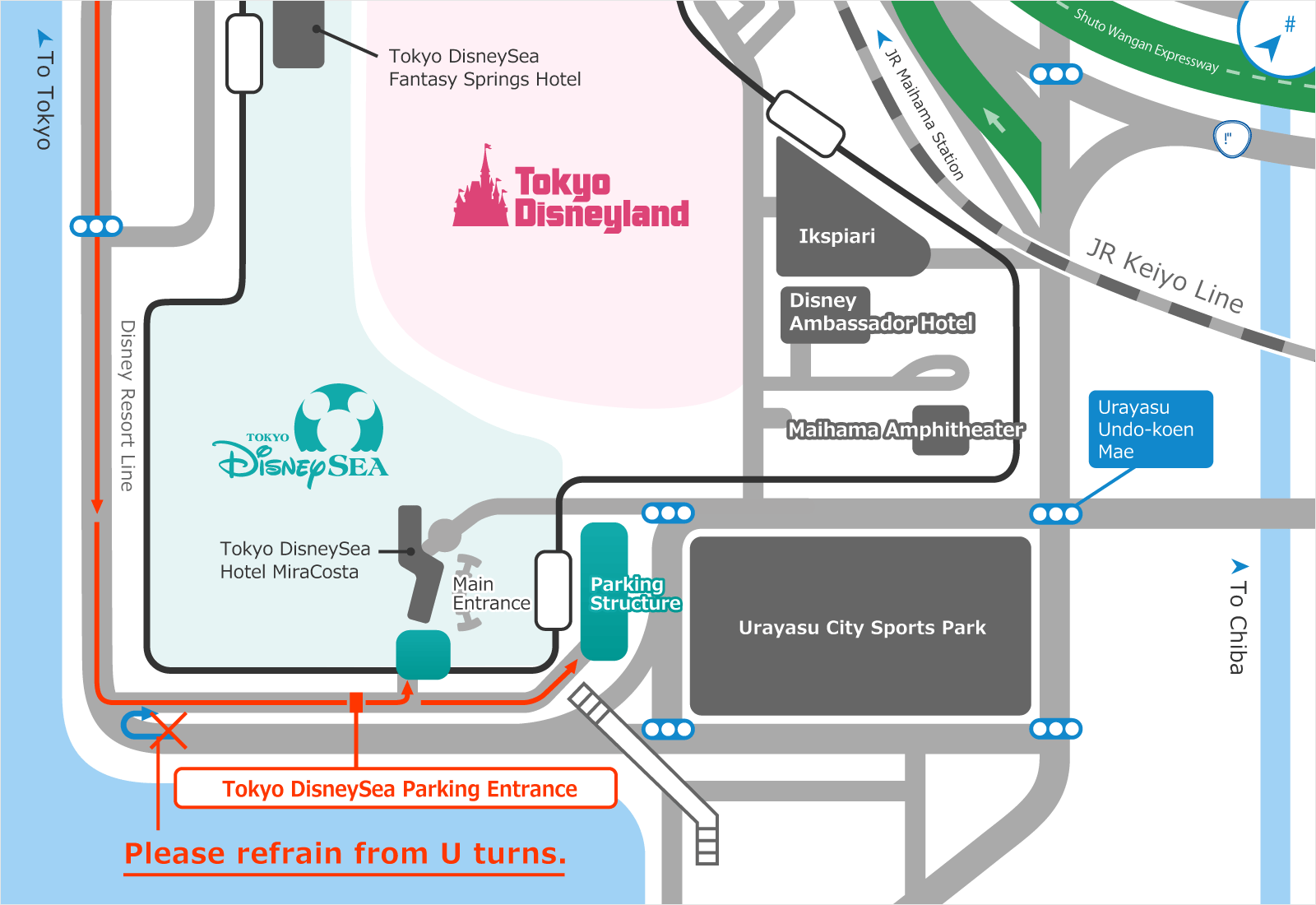 Tokyo DisneySea Guest Parking