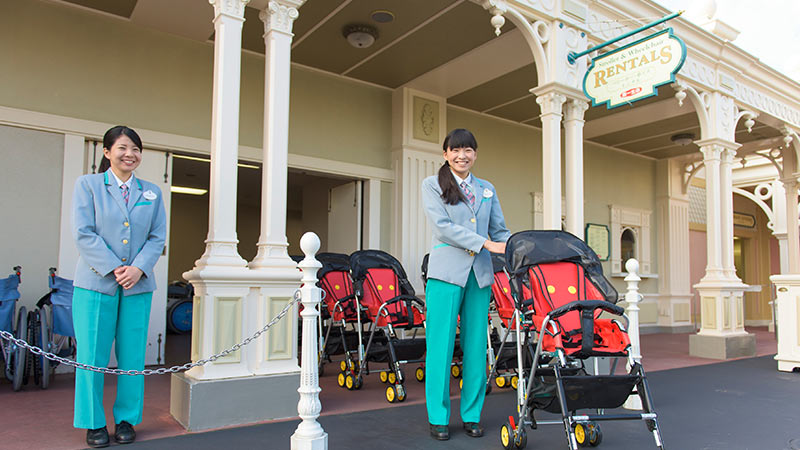 how much is the stroller rental in disneyland