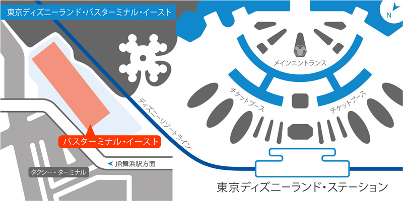 東京ディズニーランド・バスターミナル・イースト