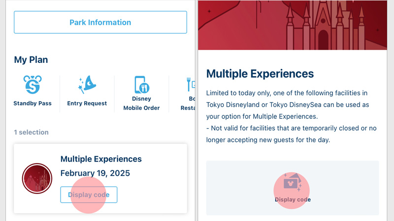 Enjoy experiences