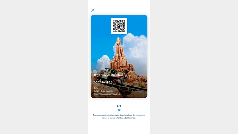 Display your Tokyo Disney Resort 40th Anniversary Priority Pass
