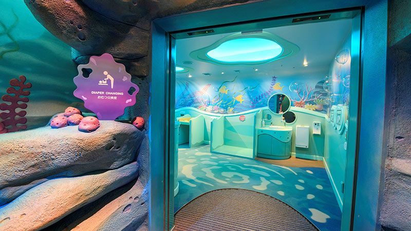 Tokyo DisneySea  Mermaid Lagoon Baby Care Room