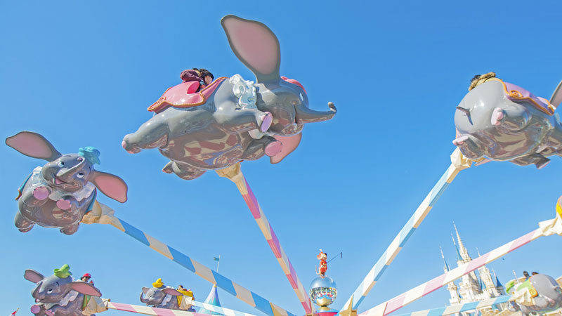 7. Dumbo the Flying Elephant