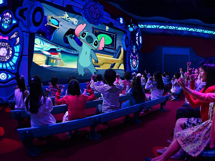 Chat with that mischievous Stitch Stitch Encounter in Tomorrowland