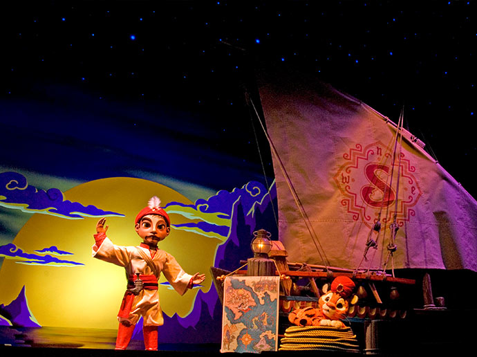 Young children can enjoy too Sindbad's Storybook Voyage, in Arabian Coast 