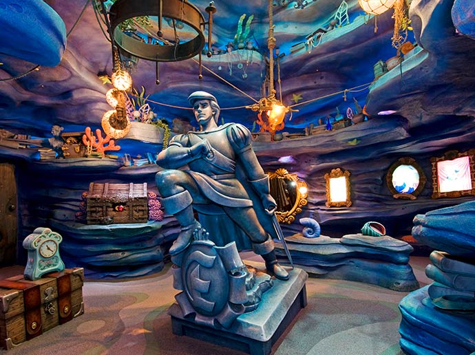 Great for families with small children! Ariel's Playground at Tokyo DisneySea