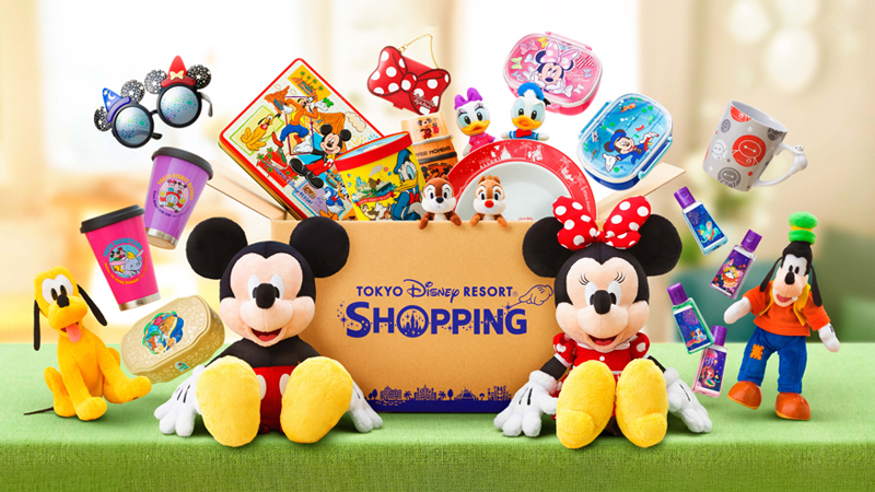 Purchasing merchandise and food souvenirs online through the Tokyo Disney Resort App