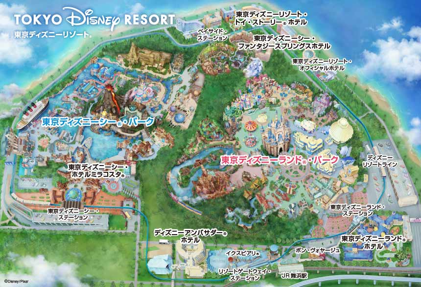 公式】東京ディズニーリゾートの全施設 | 東京ディズニーリゾート