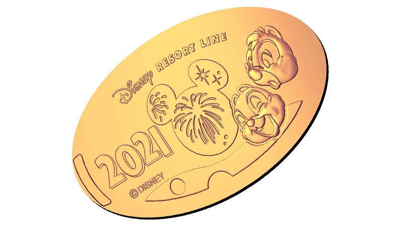 Official Souvenir Medal Tokyo Disney Resort