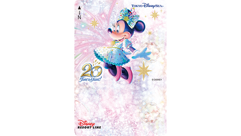 Design themed to the 20th anniversary of Tokyo DisneySea (Minnie Mouse)