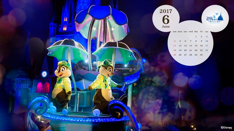 公式】壁紙カレンダー  東京ディズニーリゾート