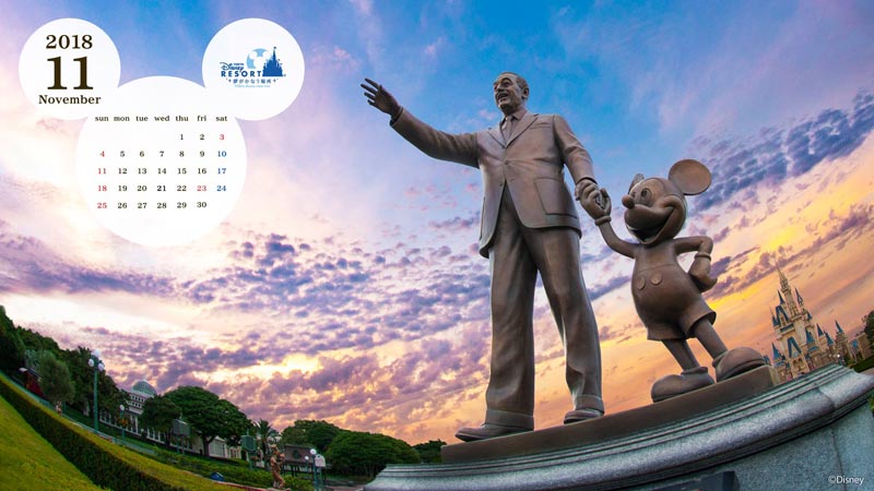 Official Pc Calendar Wallpaper Tokyo Disney Resort