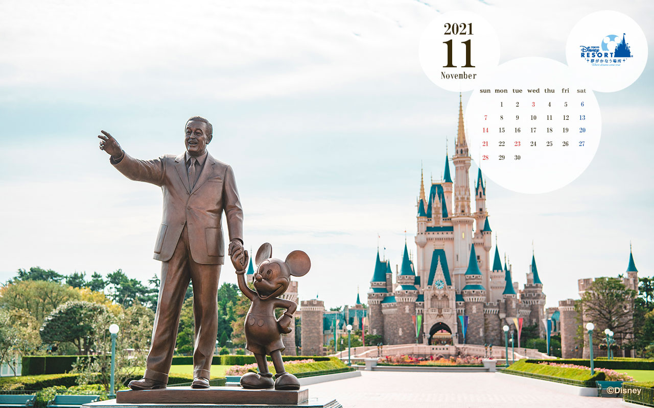 Official Pc Calendar Wallpaper Tokyo Disney Resort