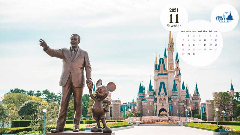 Official Pc Calendar Wallpaper Tokyo Disney Resort