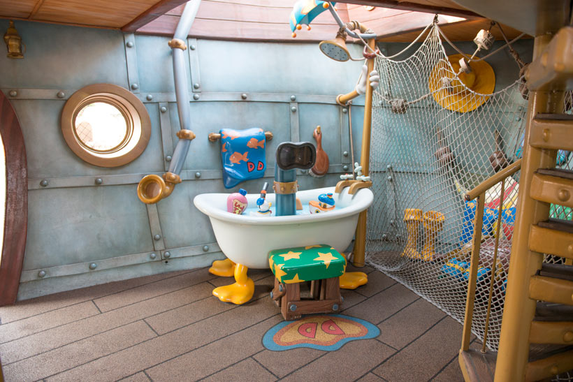 「ドナルドのボート」にあるお風呂の画像①