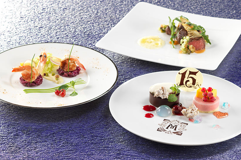 東京ディズニーシー・ホテルミラコスタの開業15周年を記念したイタリア料理「ベッラヴィスタ・ラウンジ」のスペシャルメニュー