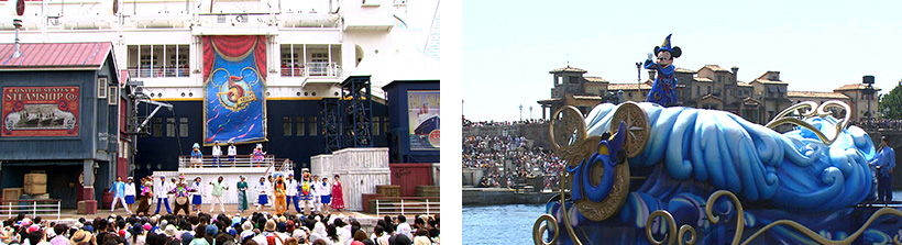 左から、2006年9月4日「開園5周年」／2011年9月4日開園10周年
