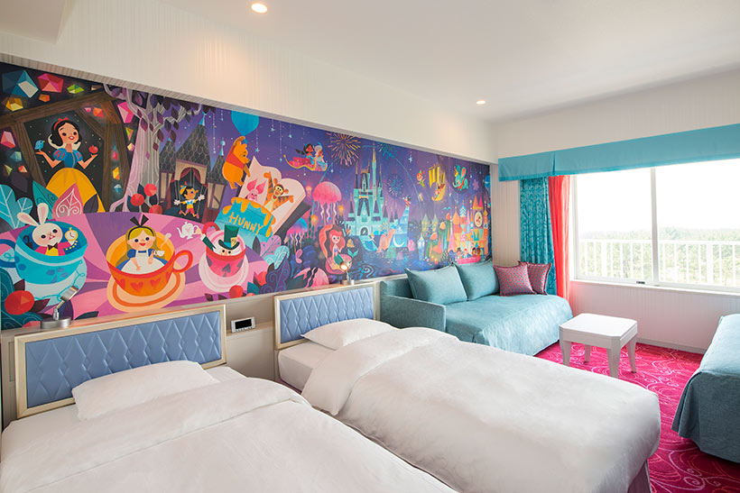 グランドオープンした「東京ディズニーセレブレーションホテル：ウィッシュ」の客室