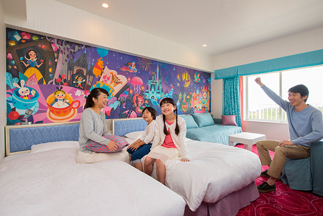 「東京ディズニーセレブレーションホテル：ウィッシュ」の客室の画像