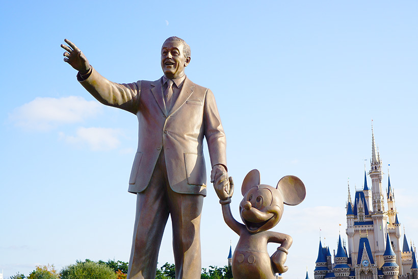 入庫★期間限定値下げ中★Walt Disney ウォルト・ディズニー パートナーズ 銅像 ブロンズ アンティーク レトロ ミッキー 時計 限定 BE@RBRICK その他