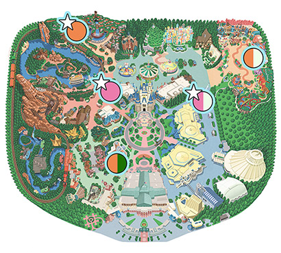 東京ディズニーランド,シェイブアイス,マップ
