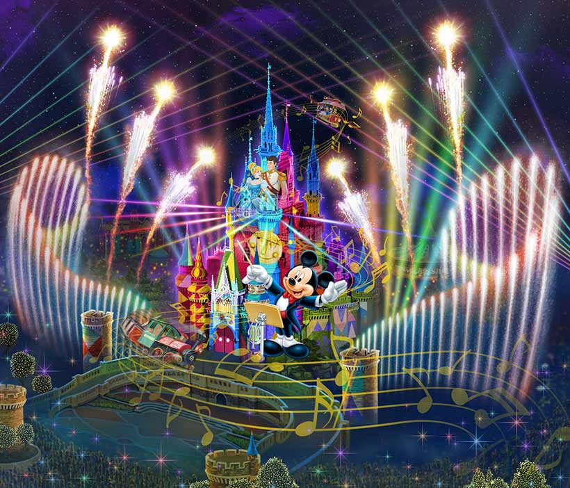 公式】東京ディズニーリゾート35周年“Happiest Celebration!” 新しい夜のエンターテイメント「Celebrate! Tokyo  Disneyland」が、7月10日（火）より いよいよスタート｜東京ディズニーリゾート・ブログ | 東京ディズニーリゾート