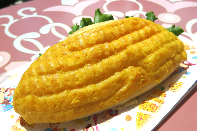 焼きとうもろこしパンのサンドの画像