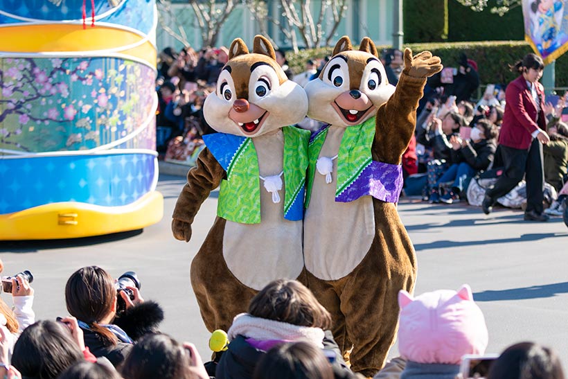 東京ディズニーランド,ニューイヤーズ・グリーティング,チップとデール