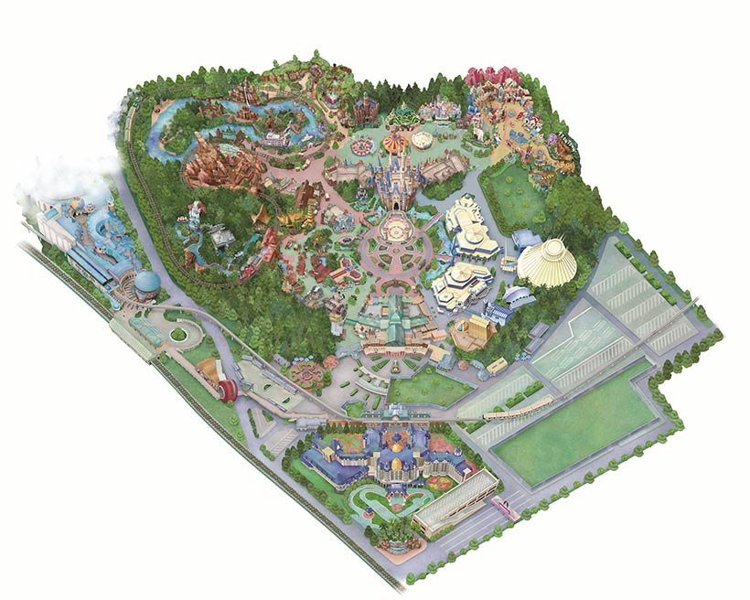 公式 開園当時のマップをご紹介 東京ディズニーリゾート ブログ 東京ディズニーリゾート