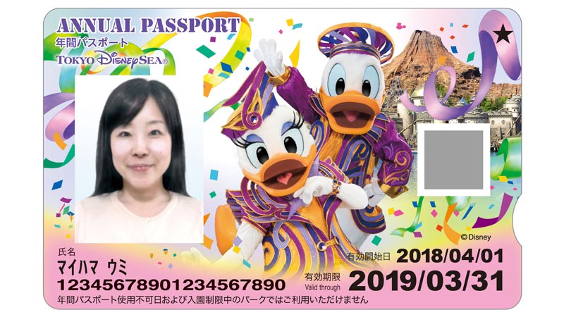 東京ディズニーシー年間パスポートのイメージ