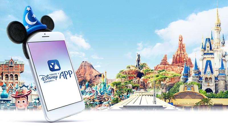 Enjoy the Parks even more by downloading the Tokyo Disney Resort App