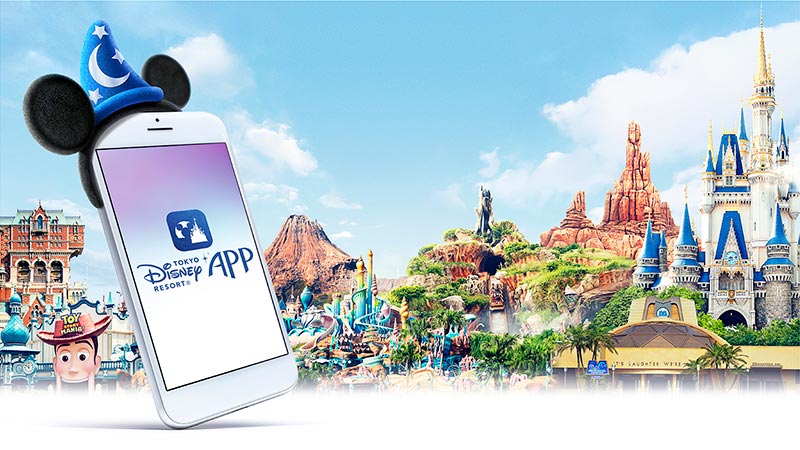 Enjoy the Parks even more by downloading the Tokyo Disney Resort App