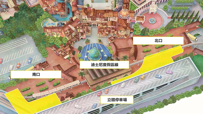 通行管制暨設施使用限制的實施地點
