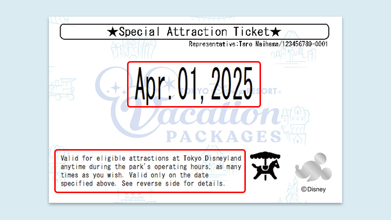 Special Attraction Ticket(with unlimited rides on eligible attractions)