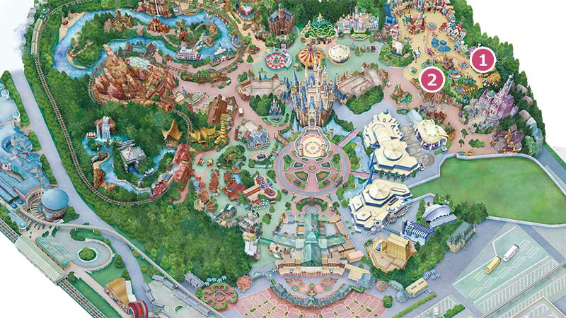 東京ディズニーランドの対象施設