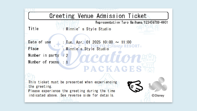Additional Information About Greeting Venue Admission Tickets